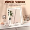 imageFUNTOUCH Hollywood Vanity Mirror with Lights 10x12 Memory Makeup Mirror with 3 Color Modes Tabletop Vanity Lighted Mirror with Smart Touch Control Gifts for Christmas Housewarming Gifts
